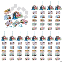 Rainforest VBS God Is Amazing Verse a Day Craft Kit-12Pk